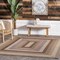 Nuloom Gwyneth Braided Stripes Indoor/Outdoor Area Rug 5ft x 8ft HJFV14A-508 - alternate 1
